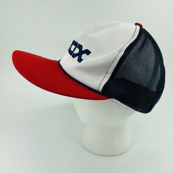 Vintage 90s Chicago White Sox American Needle Plain Logo Snapback Hat Cap (HT4) - Picture 3 of 8